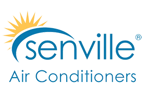 Senville Air conditioners logo, Astello llc partner witth Senville