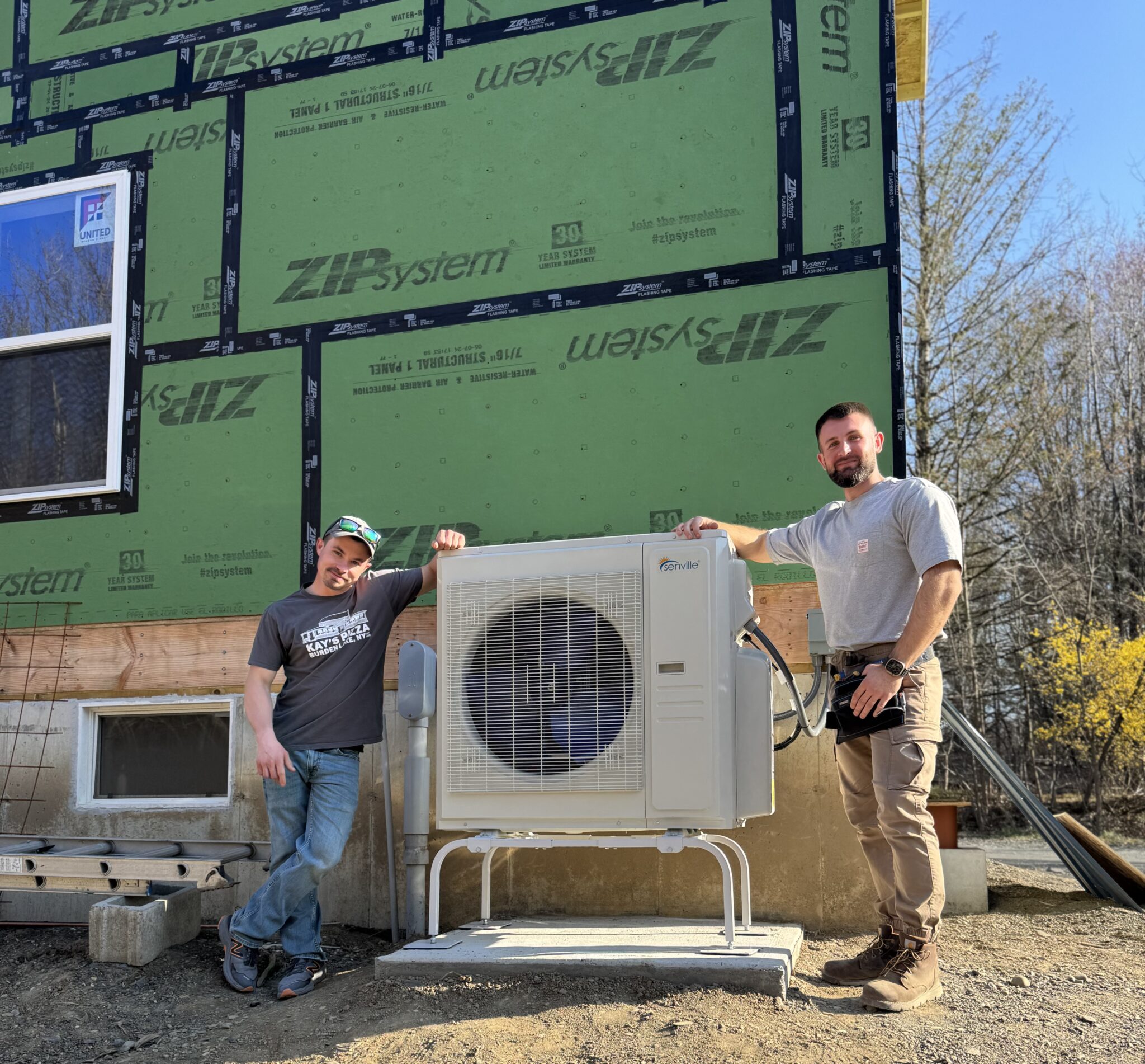 Heat Pump installation for the client in East Greenbush, NY