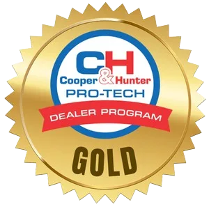 Cooper & Hunter Pro-Tech Gold Dealer logo